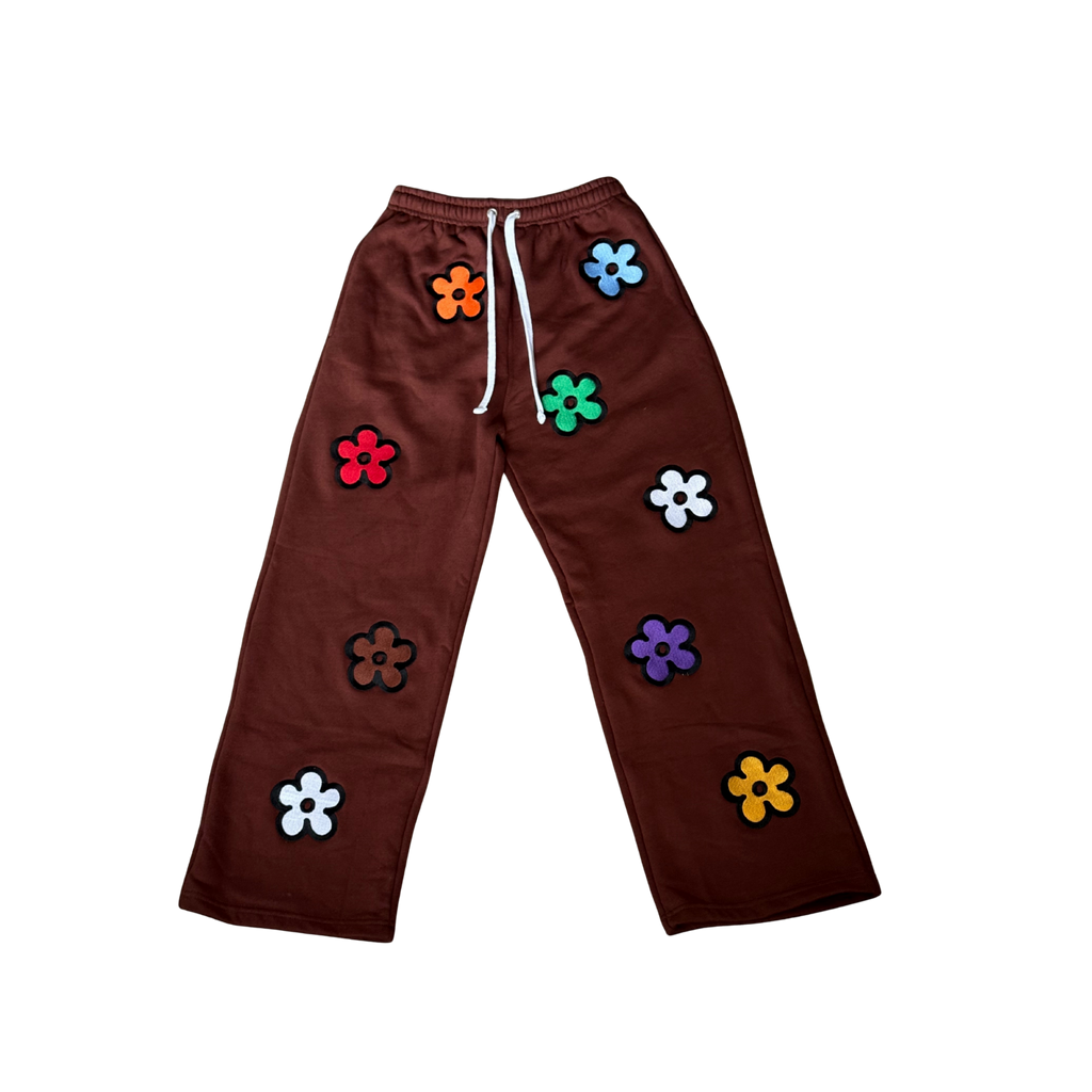 KP MADE MAHOGANY FLARE SWEATPANTS