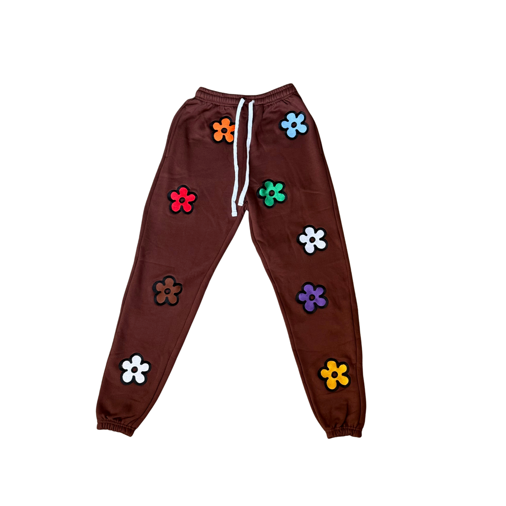 KP MADE MAHOGANY CUFFED SWEATPANTS